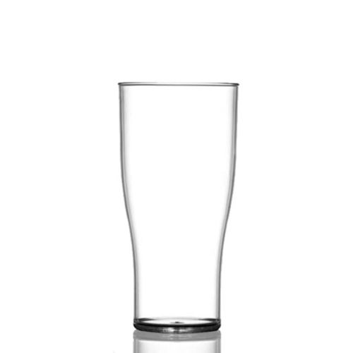 transparant Kunststof Bierglas Licht 57 cl. dit glas is geschikt voor zowel bedrukking als gravering